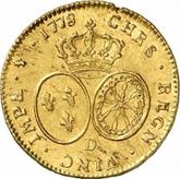 Reverse Double Louis d'Or 1778 D