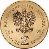 Obverse 2 Zlote 2009 MW 25th Anniversary of the Death of Father Jerzy Popiełuszko