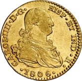 Obverse 2 Escudos 1806 S CN