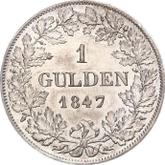 Reverse Gulden 1847