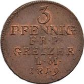 Reverse 3 Pfennig 1819