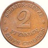 Reverse 2 Pfennig 1852 F