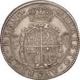 Reverse Halfcrown no date (1638-1639) Second issue Briot