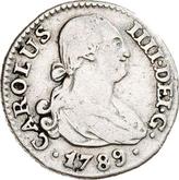 Obverse 1/2 Real 1789 M MF