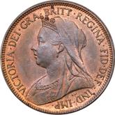 Obverse Halfpenny 1897 TB