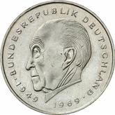 Obverse 2 Mark 1985 J Konrad Adenauer