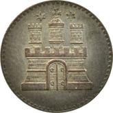 Obverse Dreiling 1855