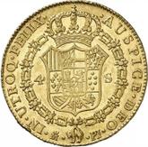 Reverse 4 Escudos 1778 M PJ