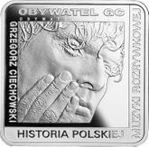 Reverse 10 Zlotych 2014 MW Grzegorz Ciechowski