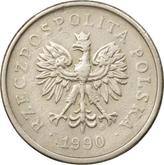 Obverse 1 Zloty 1990 MW