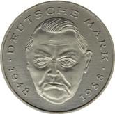 Obverse 2 Mark 1988 G Ludwig Erhard