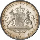 Reverse 2 Thaler 1859