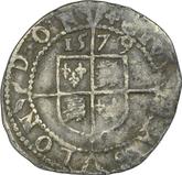 Reverse 1 1/2 Pence 1579 Fifth issue