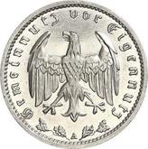 Reverse 1 Reichsmark 1939 A