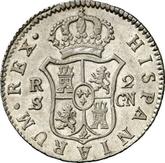 Reverse 2 Reales 1805 S CN