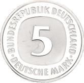 Obverse 5 Mark 1988 D