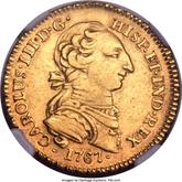 Obverse 2 Escudos 1767 Mo MF