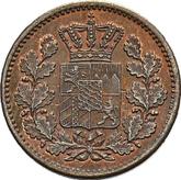 Obverse 1 Pfennig 1863