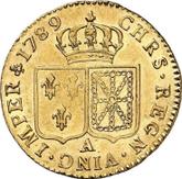 Reverse Louis d'Or 1789 A