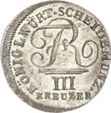 Obverse 3 Kreuzer 1812