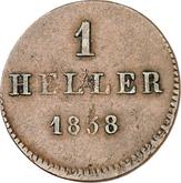Reverse 1 Heller 1838
