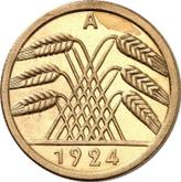 Reverse 50 Reichspfennig 1924 A