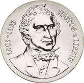 Obverse 10 Mark 1978 Justus von Liebig