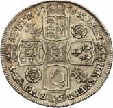 Reverse Shilling 1735 Young Head