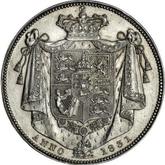 Reverse Halfcrown 1831 WW
