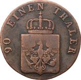Obverse 4 Pfennig 1843 A