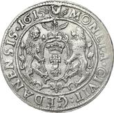 Reverse Ort (18 Groszy) 1615 SA Danzig