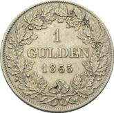 Reverse Gulden 1855
