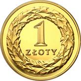 Reverse 1 Zloty 2018 100th Anniversary of Poland's Independence