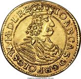 Obverse 2 Ducat 1664 HDL Torun