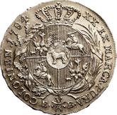 Reverse 1/2 Thaler 1784 EB