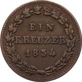 Reverse Kreuzer 1834