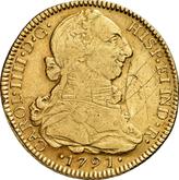 Obverse 4 Escudos 1791 So DA