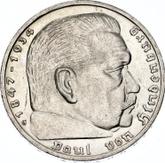 Obverse 5 Reichsmark 1937 G