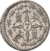 Reverse 2 Maravedís 1819 J