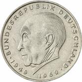 Obverse 2 Mark 1973 D Konrad Adenauer