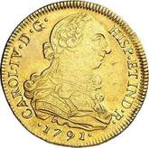 Obverse 8 Escudos 1791 So DA