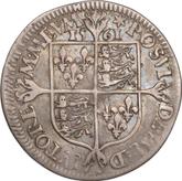 Reverse Sixpence 1561 Milled coinage