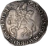 Obverse Halfcrown no date (1625-1649) Fourth type horseman