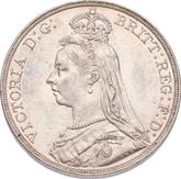 Obverse Crown 1890 JEB Jubilee Head