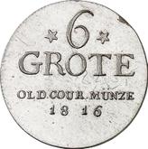 Reverse 6 Grote 1816