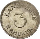 Reverse 3 Kreuzer 1830 L