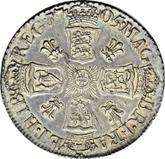 Reverse Sixpence 1705