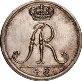 Reverse 4 Groschen no date (1709) Butterfly