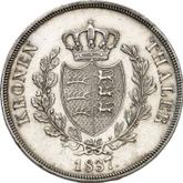 Reverse Thaler 1837 W
