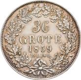 Reverse 36 Grote 1859